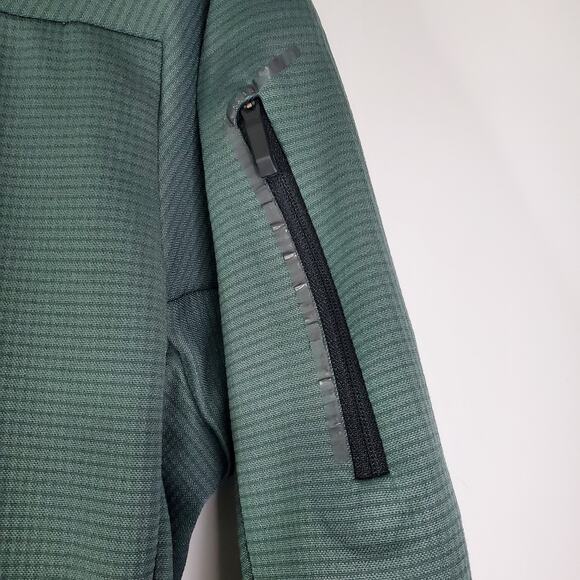 Adidas Terrex Teal Green Women's Size M Unisex zip-up Lightweight Jacket - Picture 8 of 14